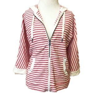 🍀NWT Cable & Gauge Cozy Striped Oversized Hoodie